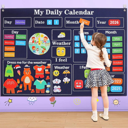 MemoryDIY Felt Story Busy Board Toy