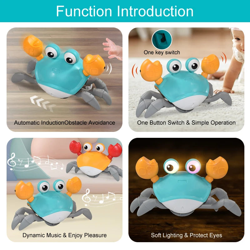 MemoryDIY Octopus Crawling Musical Toy