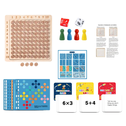 MemoryDIY 99 Multiplication Table Math Toy