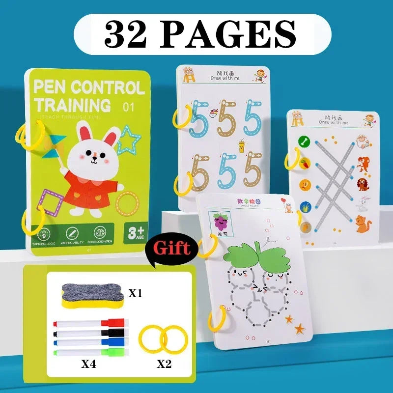 MemoryDIY Magical Tracing Training Reusable Workbook