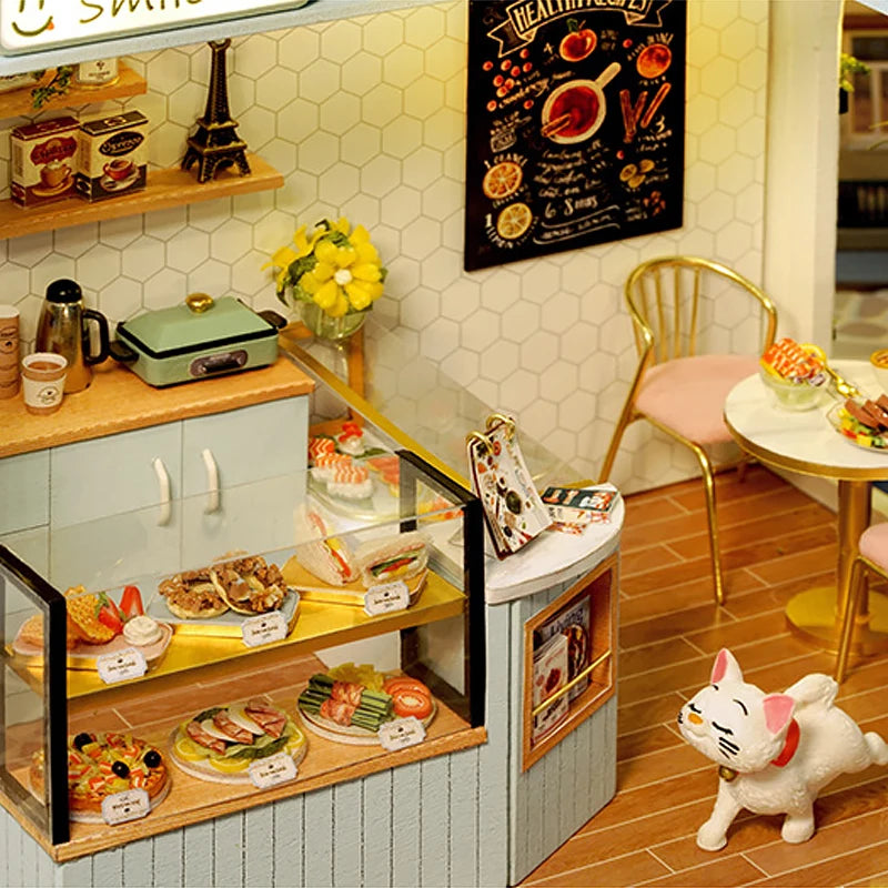 MemoryDIY Miniature Dollhouse DIY 3D Puzzle Kit – Wooden Model with Furniture for Fun, Creativity & Home Decor