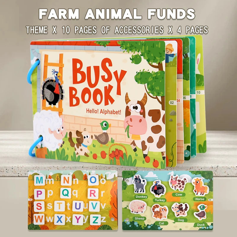 MemoryDIY Early Education Busy Book