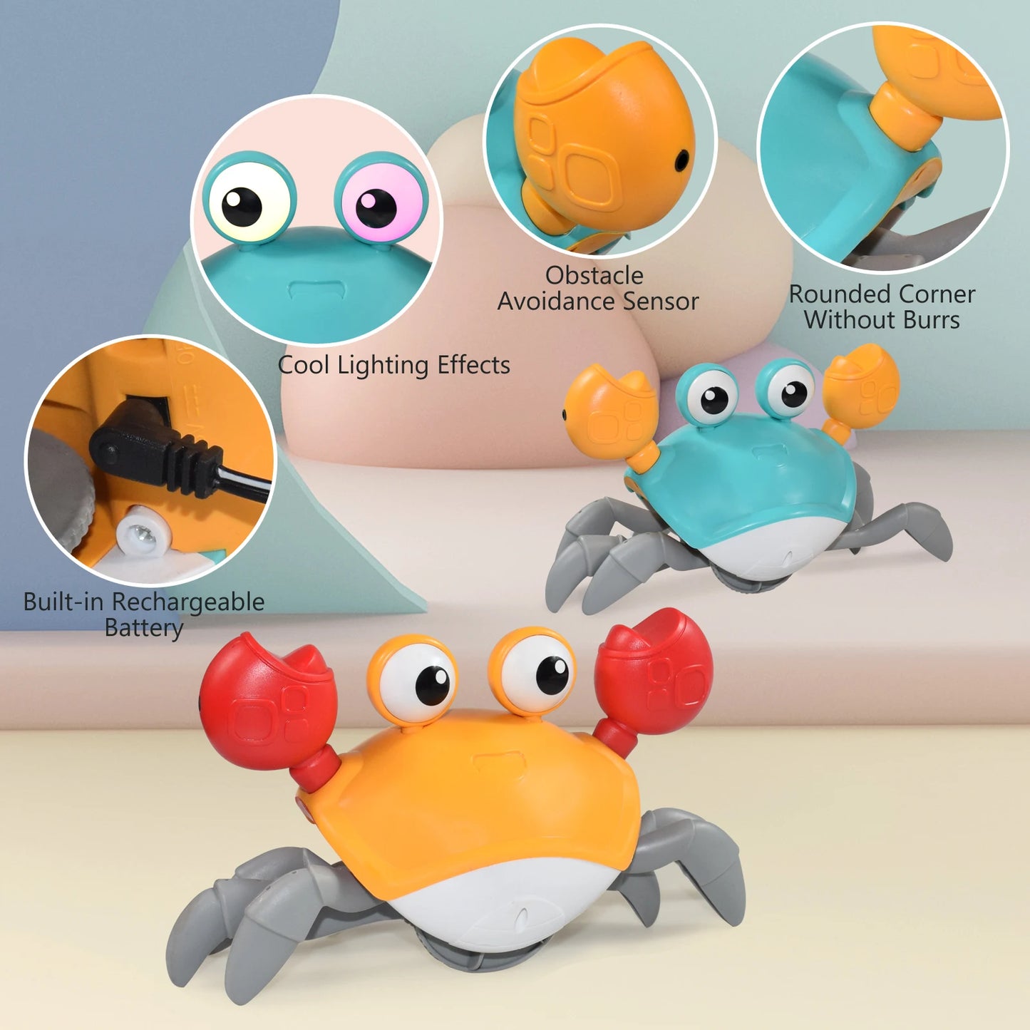 MemoryDIY Octopus Crawling Musical Toy